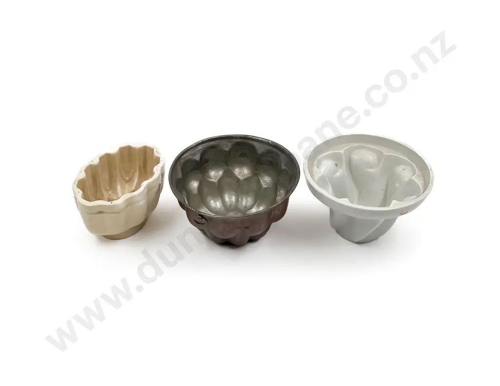 Copper Jelly Mould together with Shelley Jelly Mould & Other Image 1++