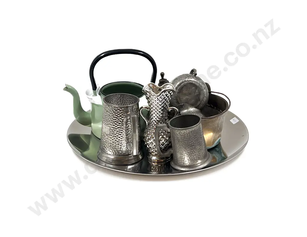 Quantity of Assorted Metal Ware incl Small Glass Buddha etc Image 1++