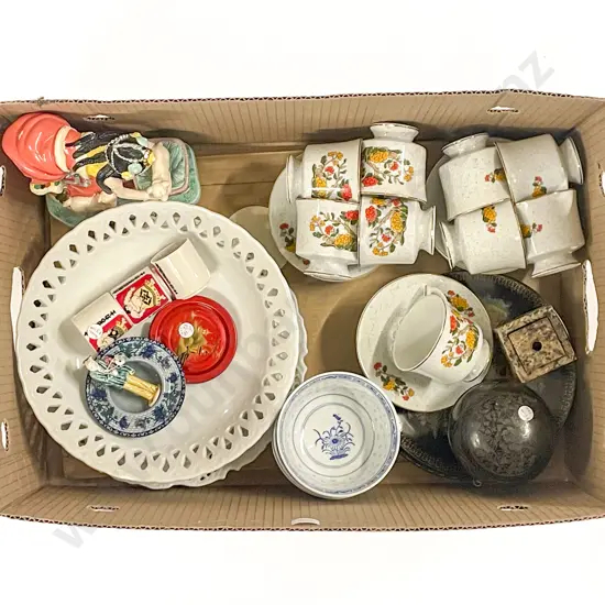Two Boxes of Assorted Fancy China etc