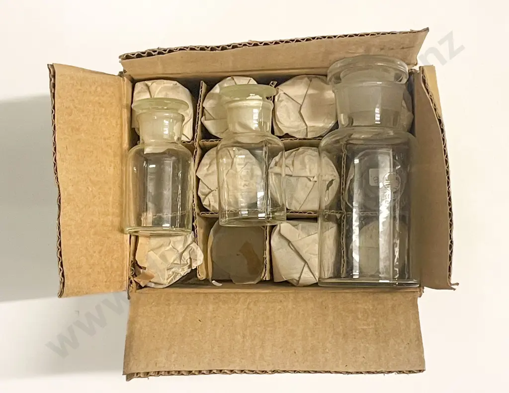 Small Box of Chemist Bottles & One Other Image 1++