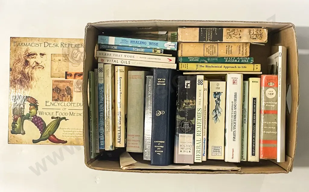 Box of Assorted Books Image 1++