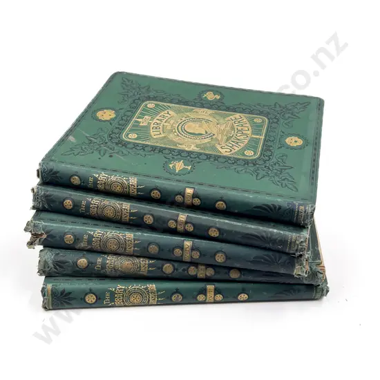 Five Assorted Volumes of The Library Shakespeare