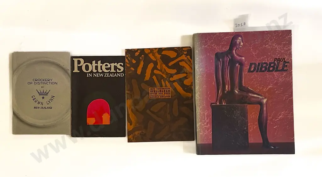 Four Assorted NZ Art Reference incl Paul Dibble & Jeff Thomson Image 1++