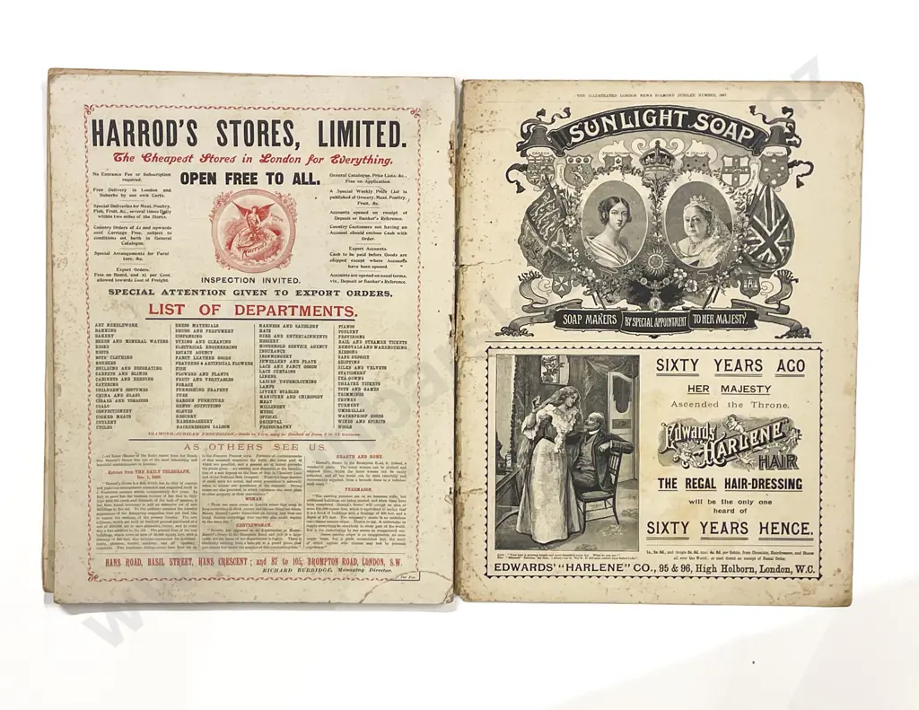 Victorian C1880's Weekly Journal Article Scrap Book and two Royal books Image 1++