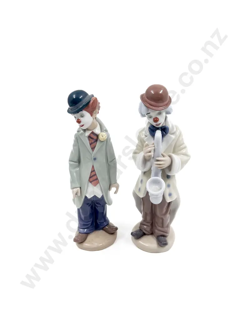 Two Lladro Clowns Image 1++
