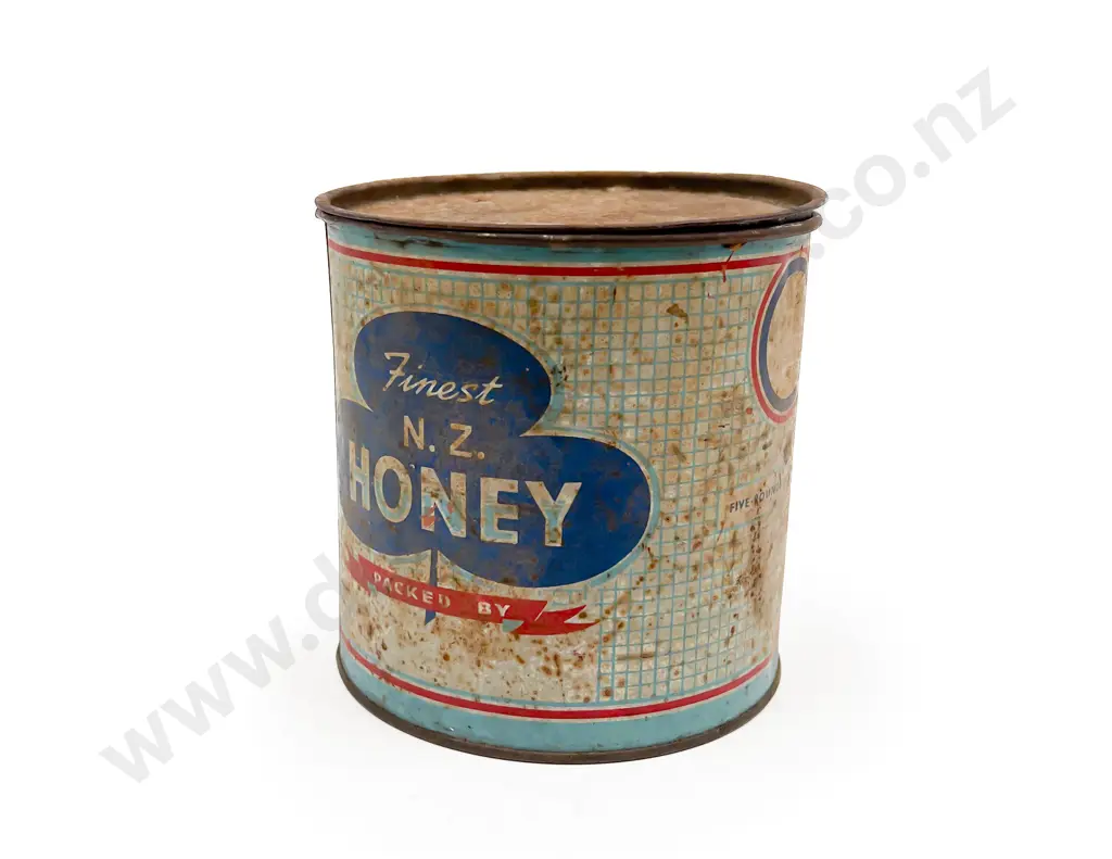 Quantity of Kauri Gum & Dust in Vintage Tin Image 1++