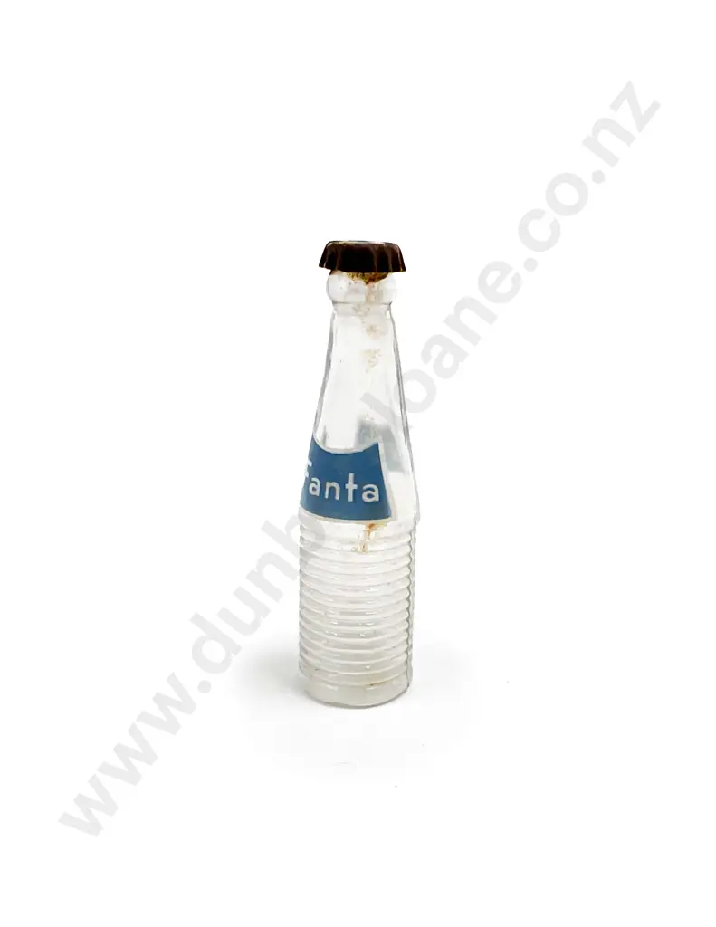 Vintage Miniature Fanta Bottle with Original Cap Image 1++