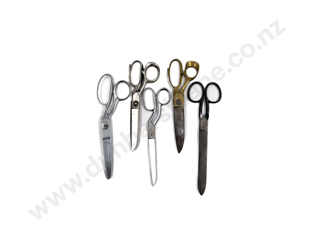 Five Assorted Vintage Scissors Image 1++