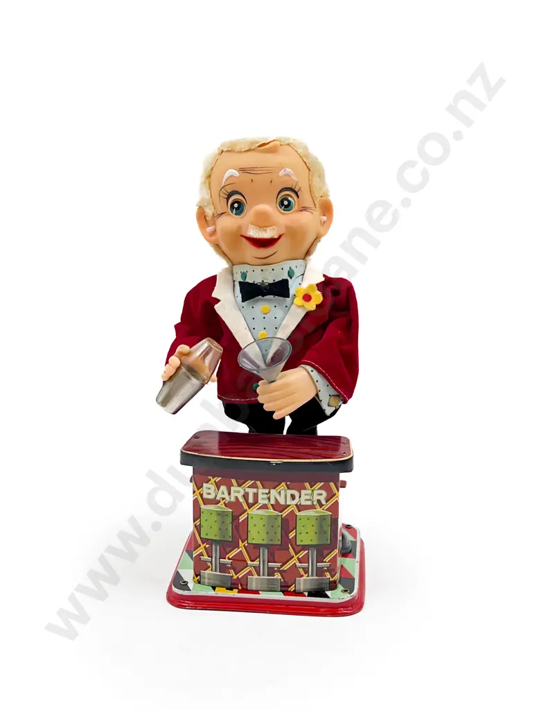 Boxed Battery Powered Bar Tender Rosko Toys Image 1++