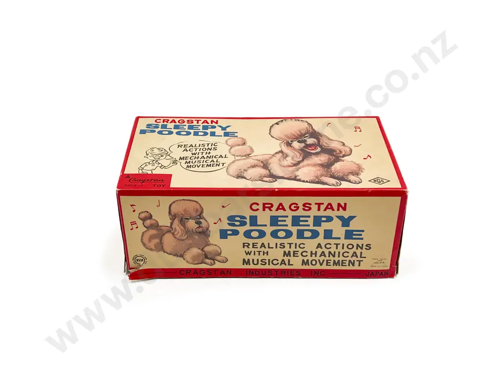 Boxed Cragstan Sleepy Poodle by Alps Clockwork Image 1++