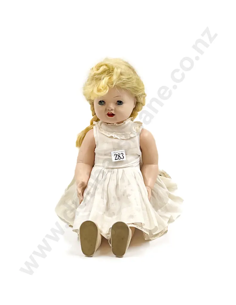 Unmarked Ideal All Hard Plastic Walkie Talkie Doll Image 1++