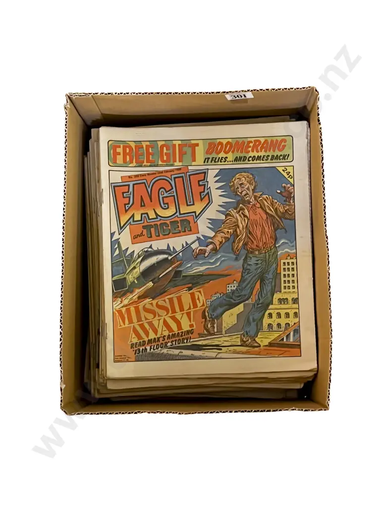 Quantity Circa 1980's Eagle & Tiger Comics Image 1++