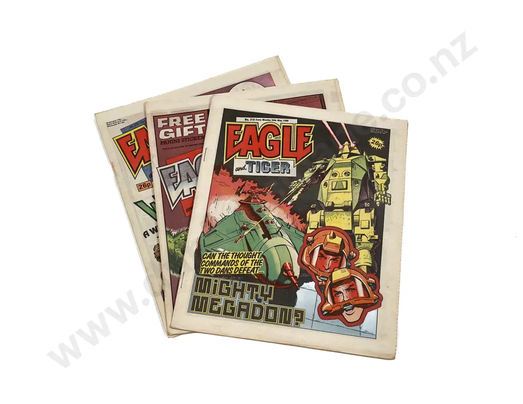 Quantity Circa 1980's Eagle & Tiger Comics Image 1++