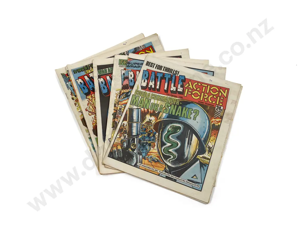 Quantity Circa 1980's Battle Action Comics Image 1++