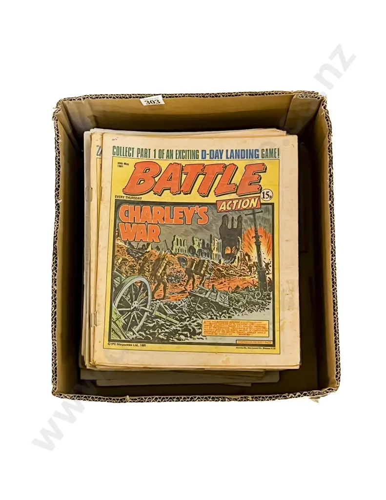 Quantity Circa 1980's Battle Action Comics Image 1++