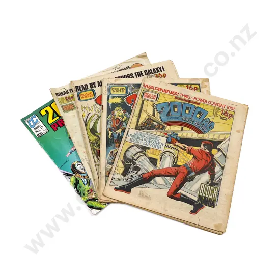 Quantity Circa 1980's 2000AD Judge Dredd Comics