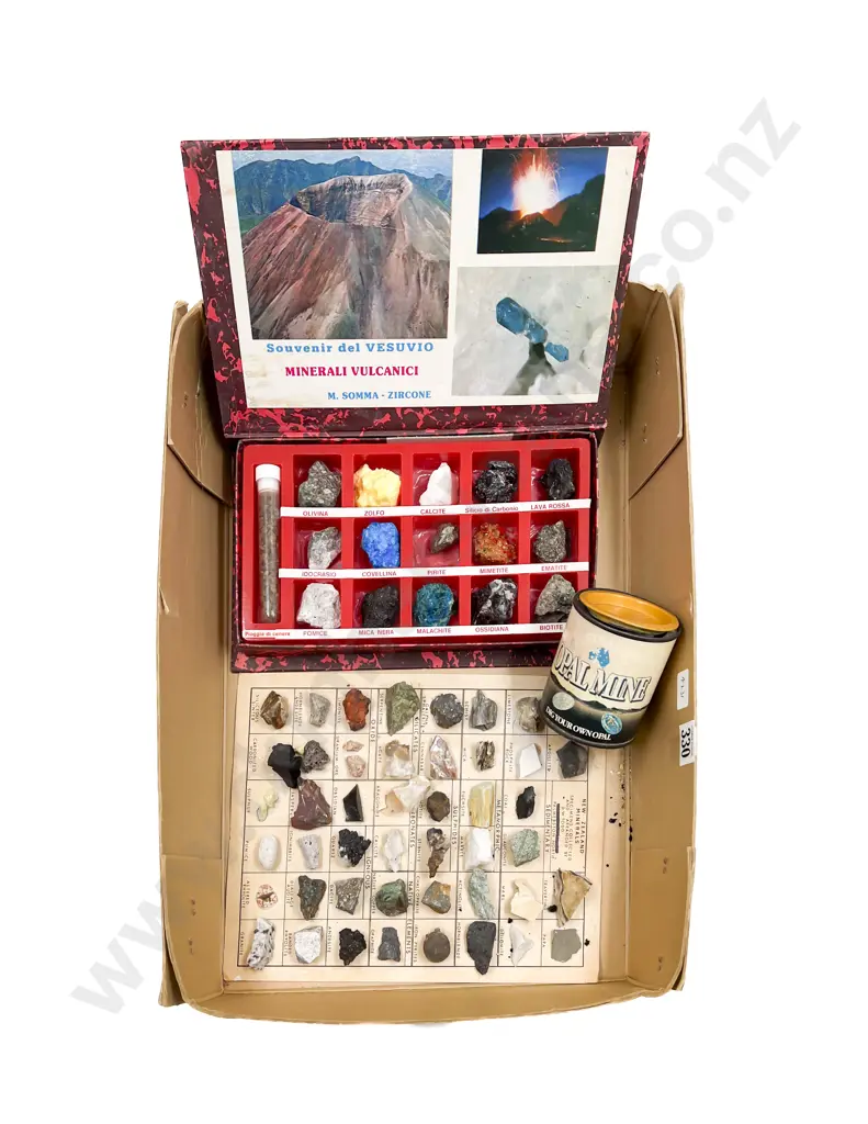 Volcanic Minerals & NZ Rocks & Minerals Collection Image 1++