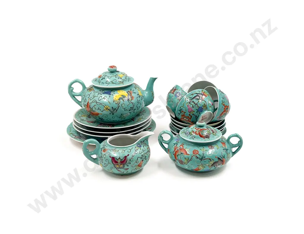 Modern Cantonese Part Teaset Image 1++