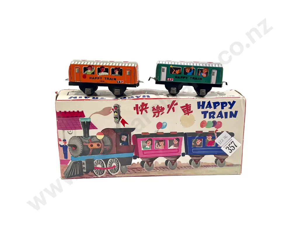 Boxed Tin Plate Trainset Image 1++