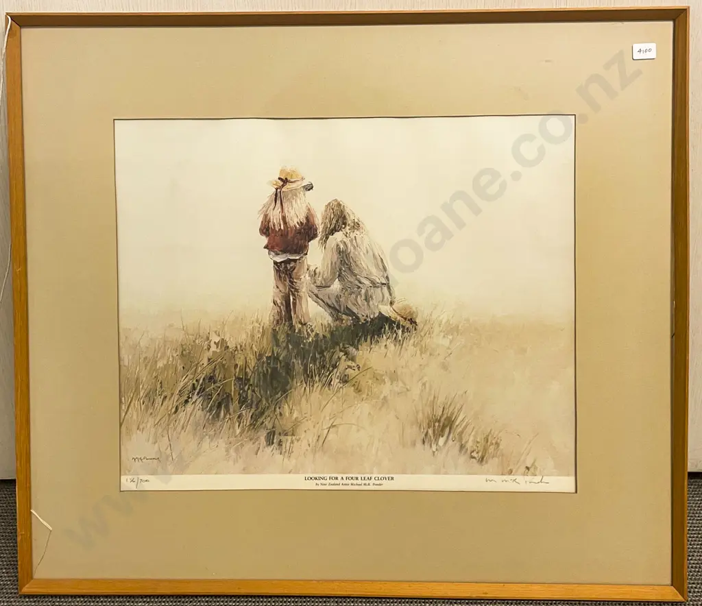 Michael Ponder Signed Print together with Raymond Ching Signed Print Image 1++