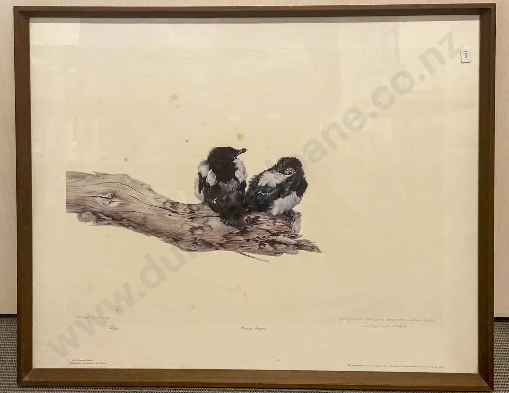 Michael Ponder Signed Print together with Raymond Ching Signed Print Image 1++