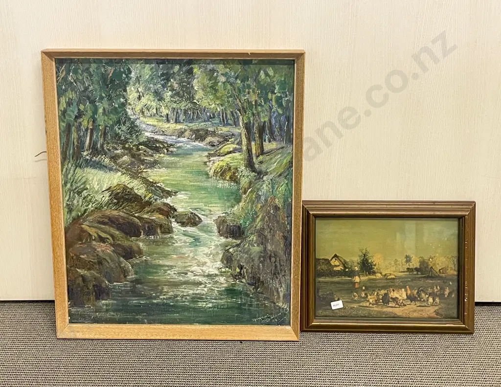 Four Assorted Original Oil Works Image 1++