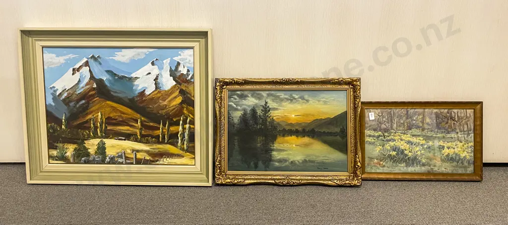 Four Assorted Original Oil Works Image 1++