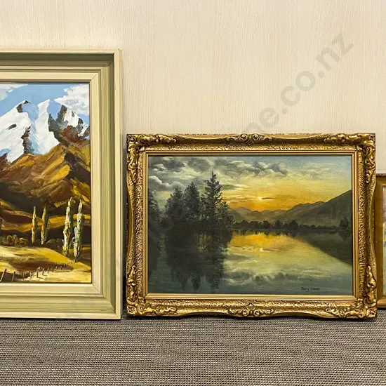 Four Assorted Original Oil Works