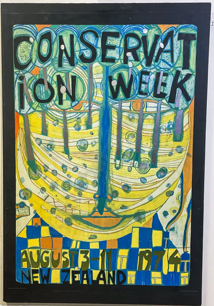 Hundertwasser Poster "Conservation Week" Image 1++