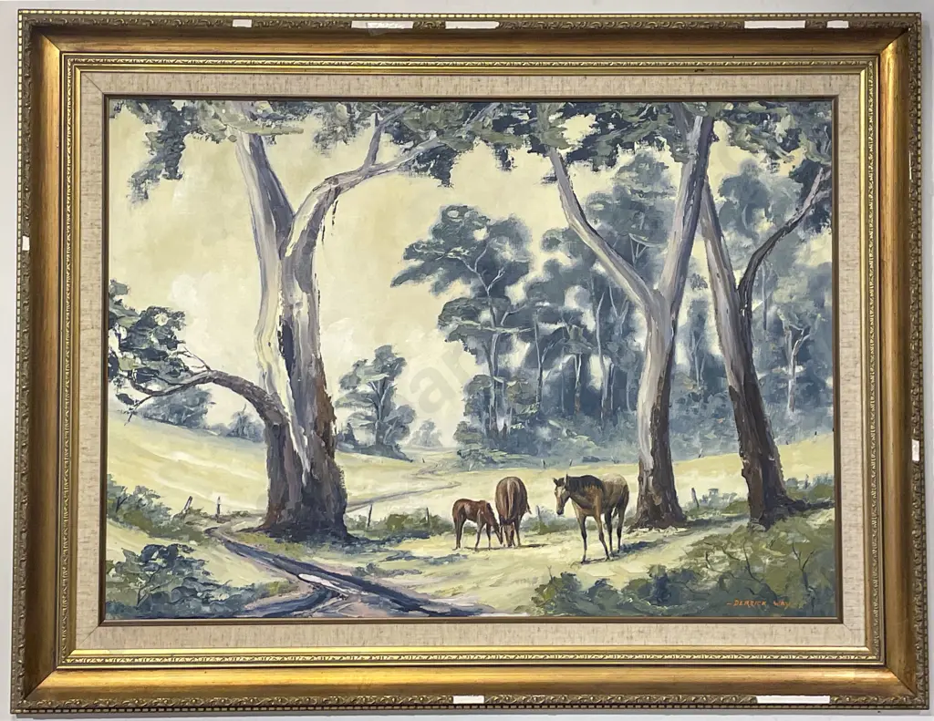 Derrick Way "Morning Grays Hawkes Bay" Oil on Board Image 1++