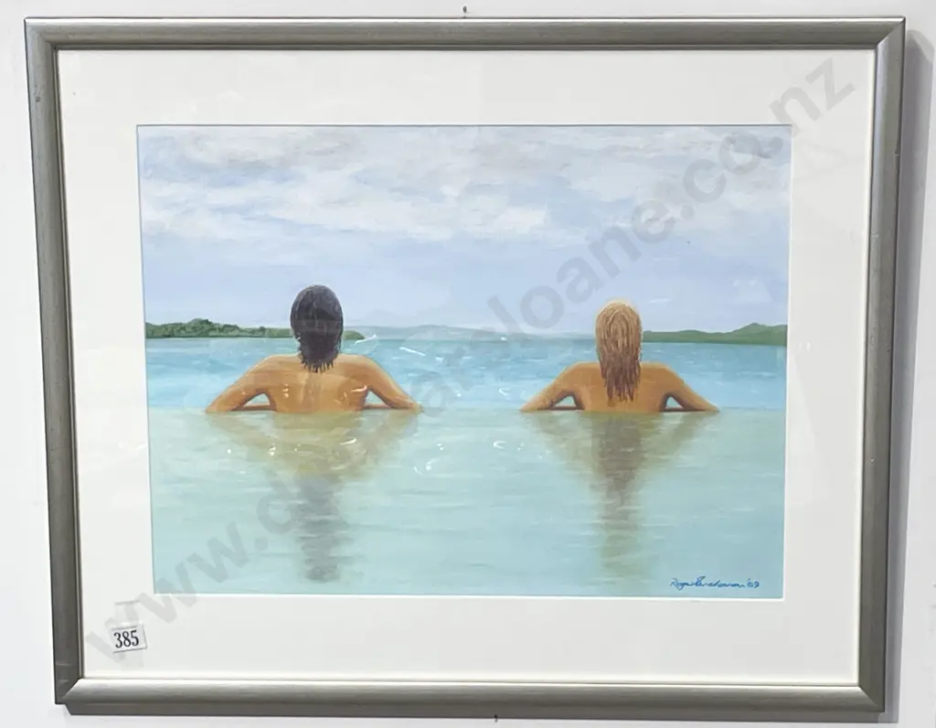 Rodger Buchanan "Serenity" Watercolour together with Hugh Brading Watercolour Image 1++