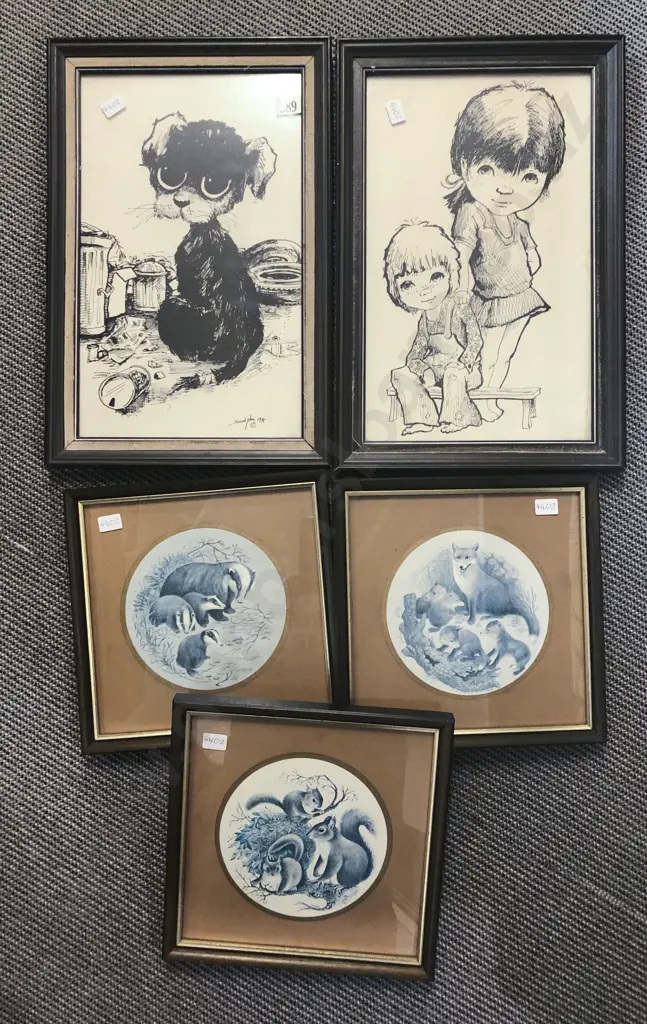Five Assorted Animal Prints Image 1++