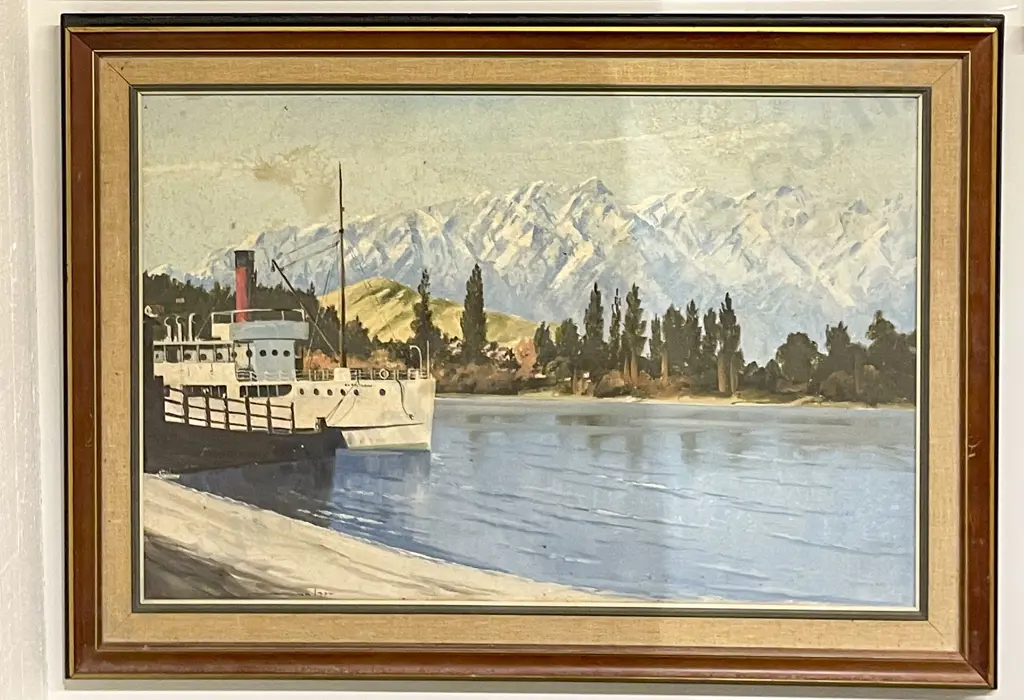 Richard Franklyn - The Remarkables - Oil on Board Image 1++
