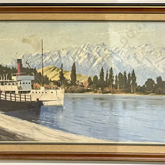 Richard Franklyn - The Remarkables - Oil on Board