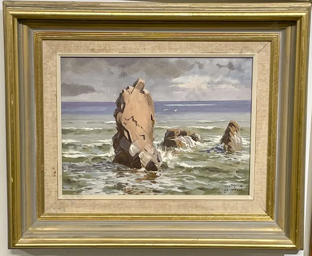 Leslie A Campbell - Westland Sentinals - Oil on Board Image 1++