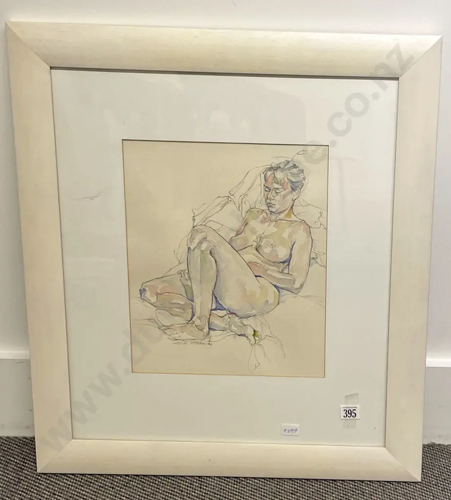 Denise Durkin - Nude Study - Graphite & W/C Image 1++