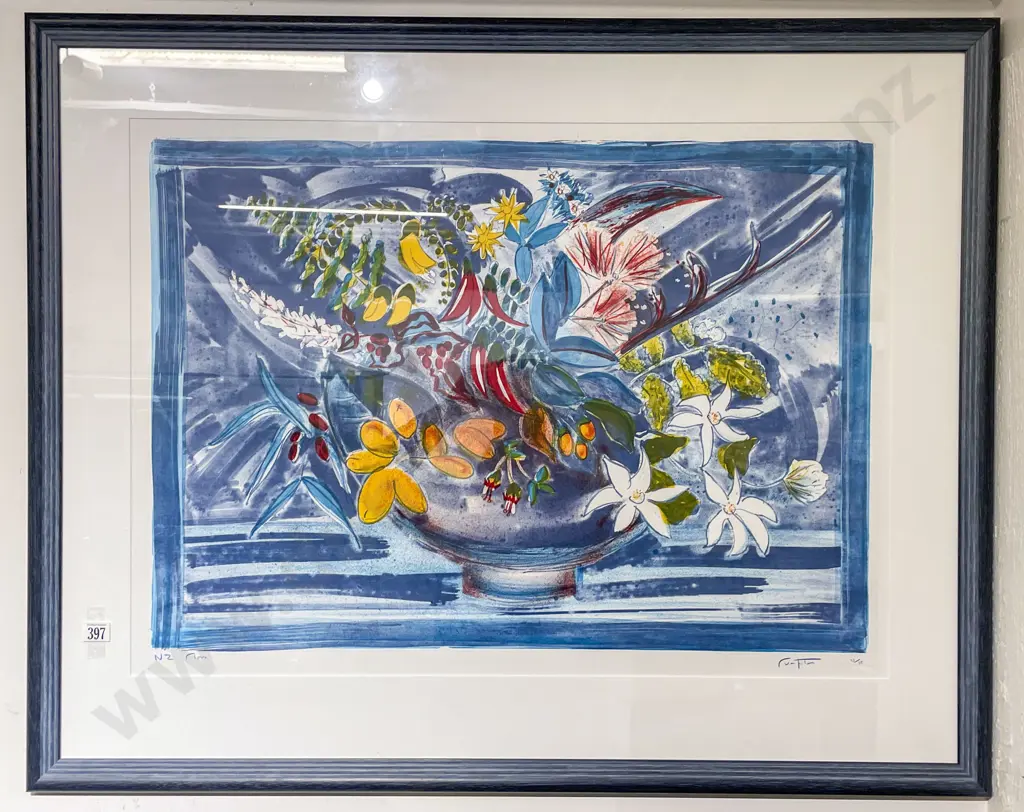 Rodney Fumpston - NZ Flora - Ltd Ed Lithograph Image 1++