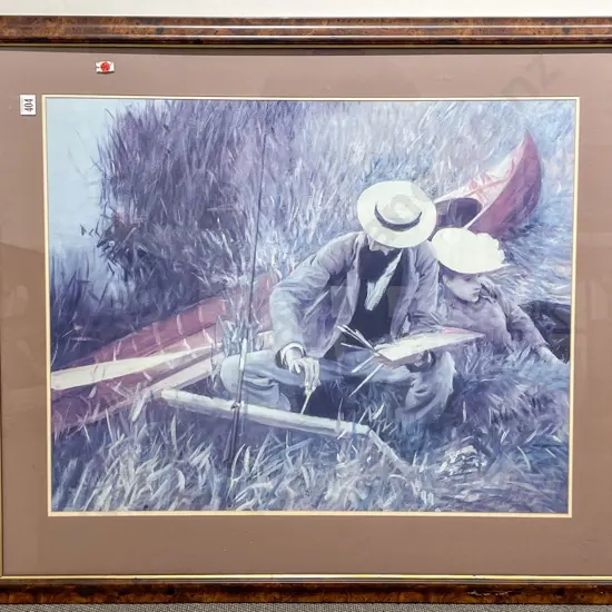 Three Large Decorative Framed Prints