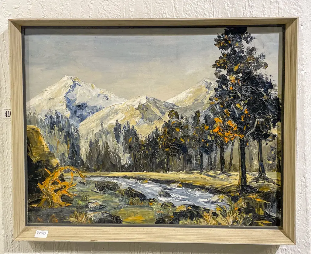 M Halvorsen - Staveley - Textured Oil on Board Image 1++