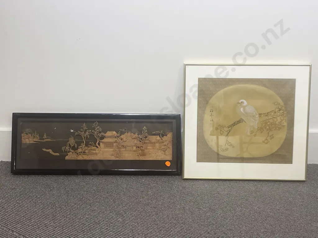 Three 3D Mixed Media Artworks Together with Two Others Image 1++