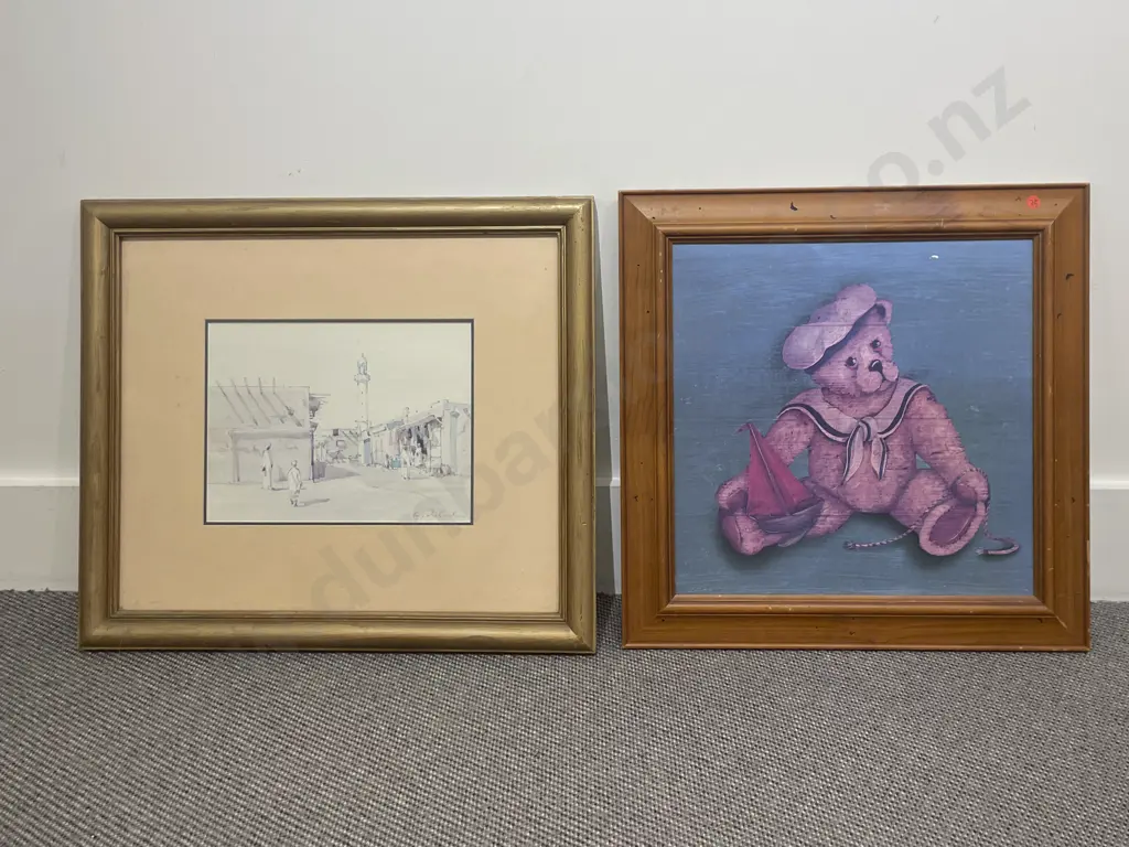 Five Assorted Framed Works Image 1++