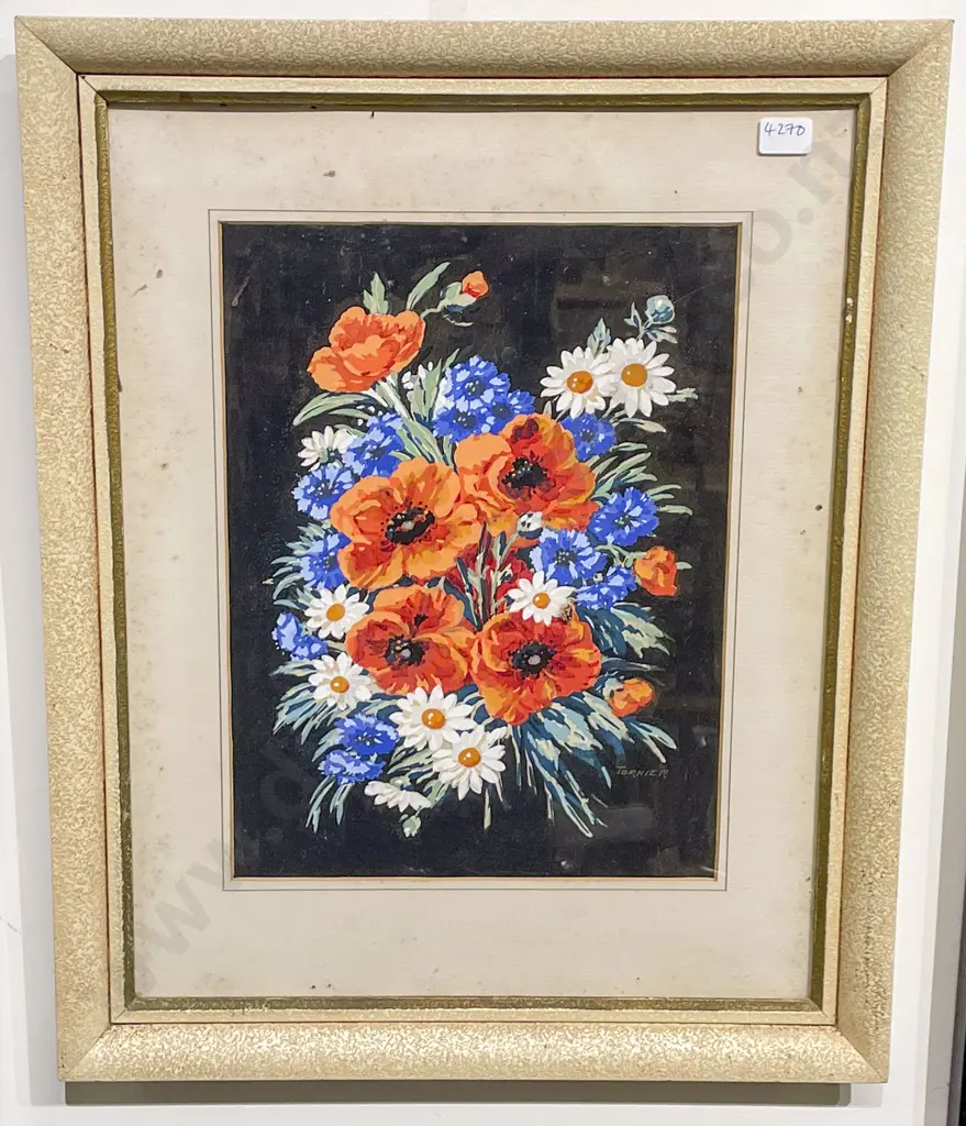 Floral Still Life Signed Tornier Image 1++