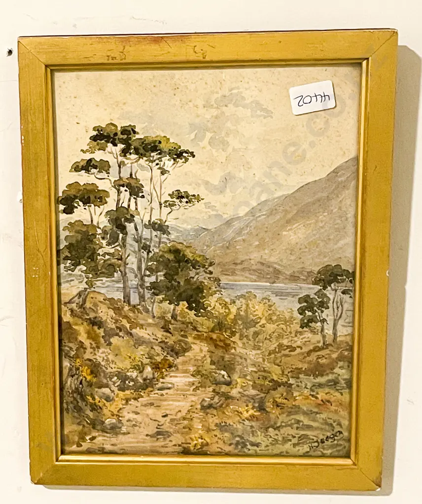 Small Colonial Watercolour Image 1++
