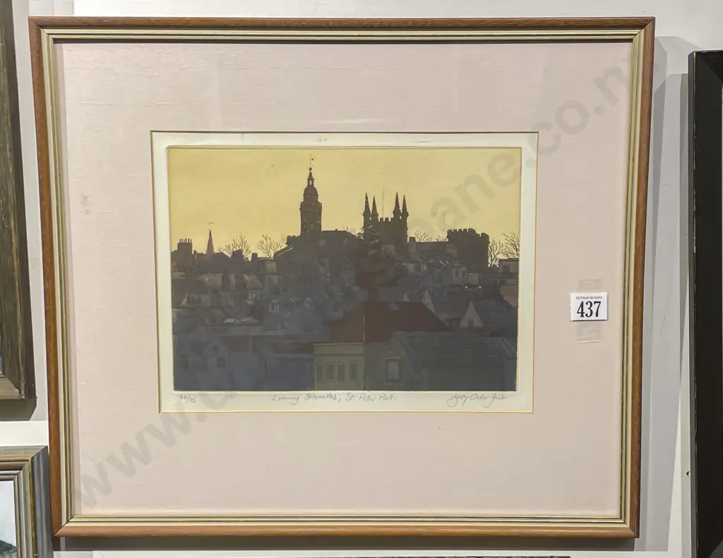 Barry Owen Jack "Evening Silhouettes" Ltd Ed Etching Image 1++