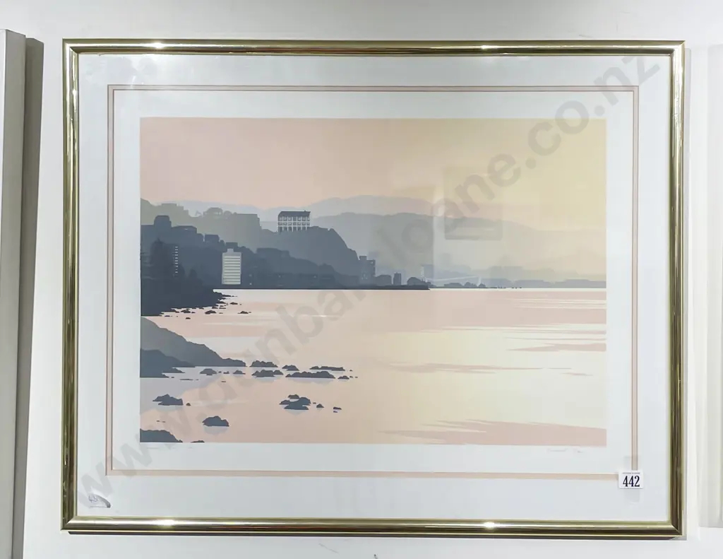 Lawrence Leitch "Oriental Bay" Ltd Ed Print Image 1++