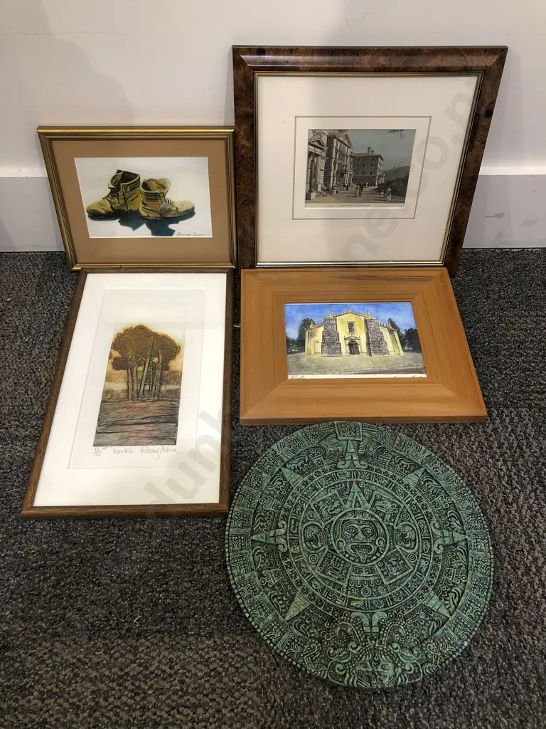 Qty of Assorted Framed Works Etc. Image 1++