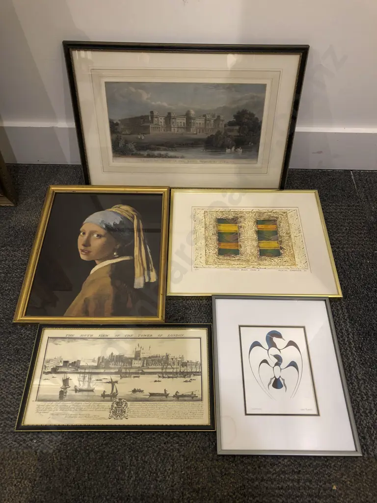 Qty of Assorted Framed Works Etc. Image 1++