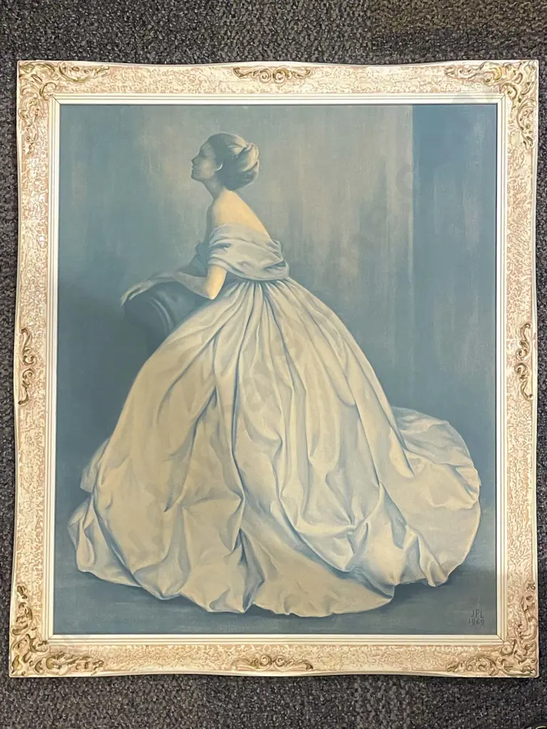 Four Framed Vintage Portrait Prints Image 1++