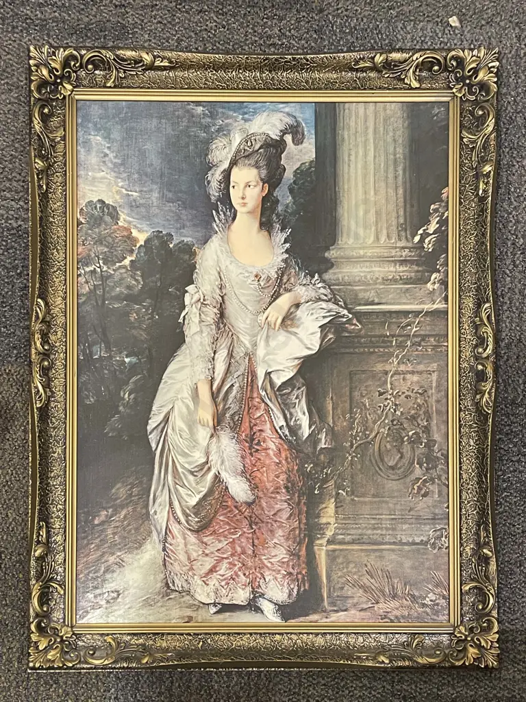 Four Framed Vintage Portrait Prints Image 1++