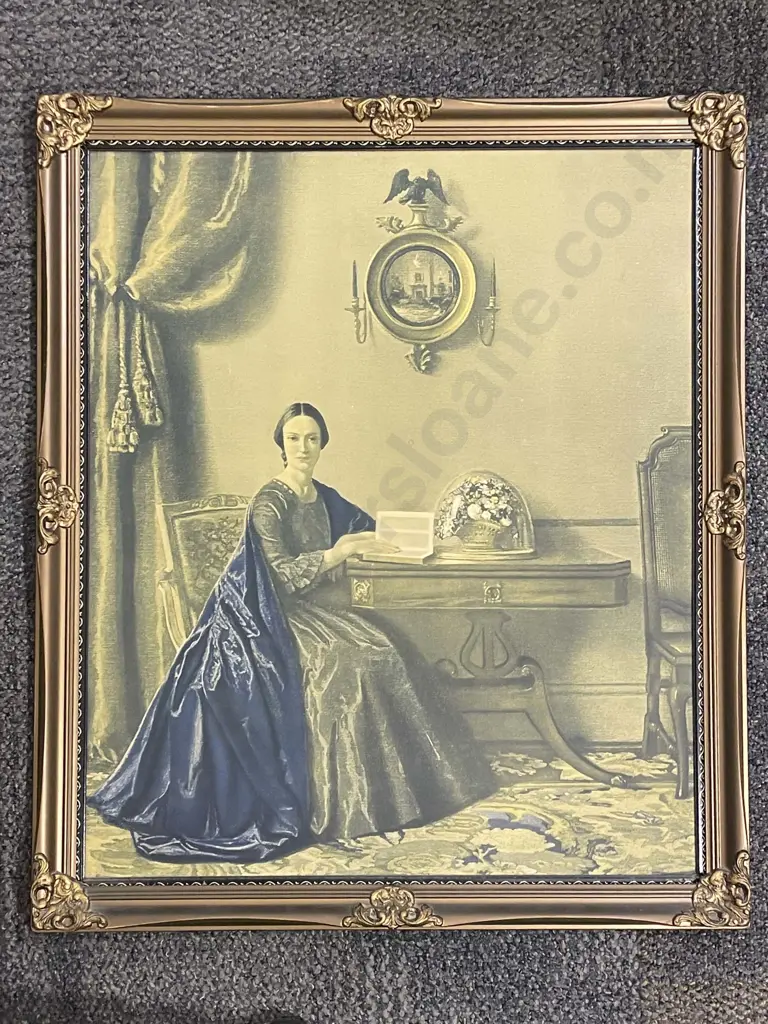 Four Framed Vintage Portrait Prints Image 1++